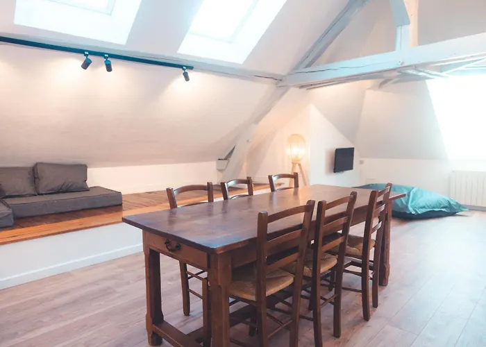 公寓 Le Nid Daigle - Spacieux Sous Les Toits